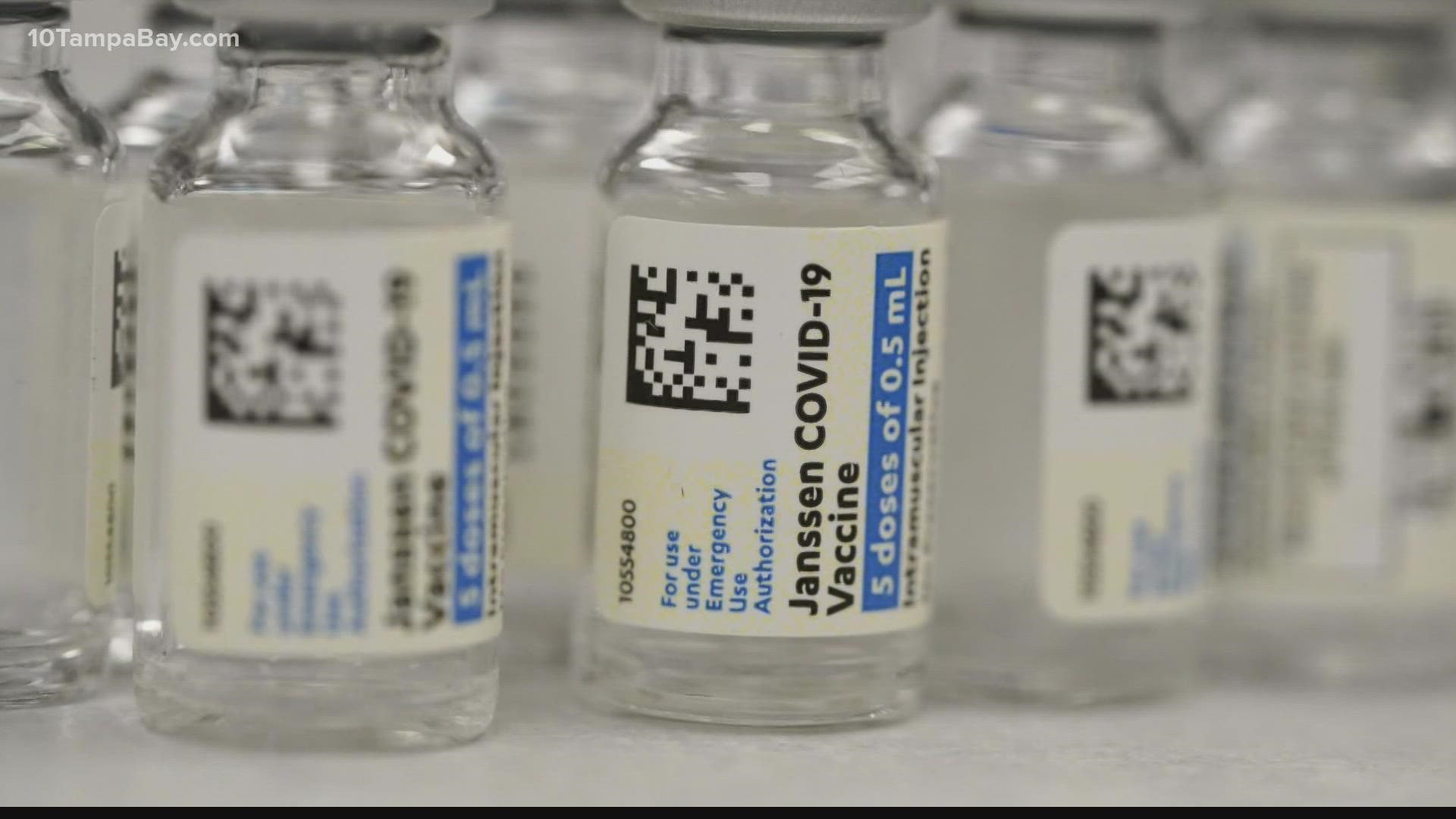 The J&J announcement comes as the U.S. moves forward with plans to offer booster shots as early as the fall for those who got the Pfizer or Moderna vaccines.