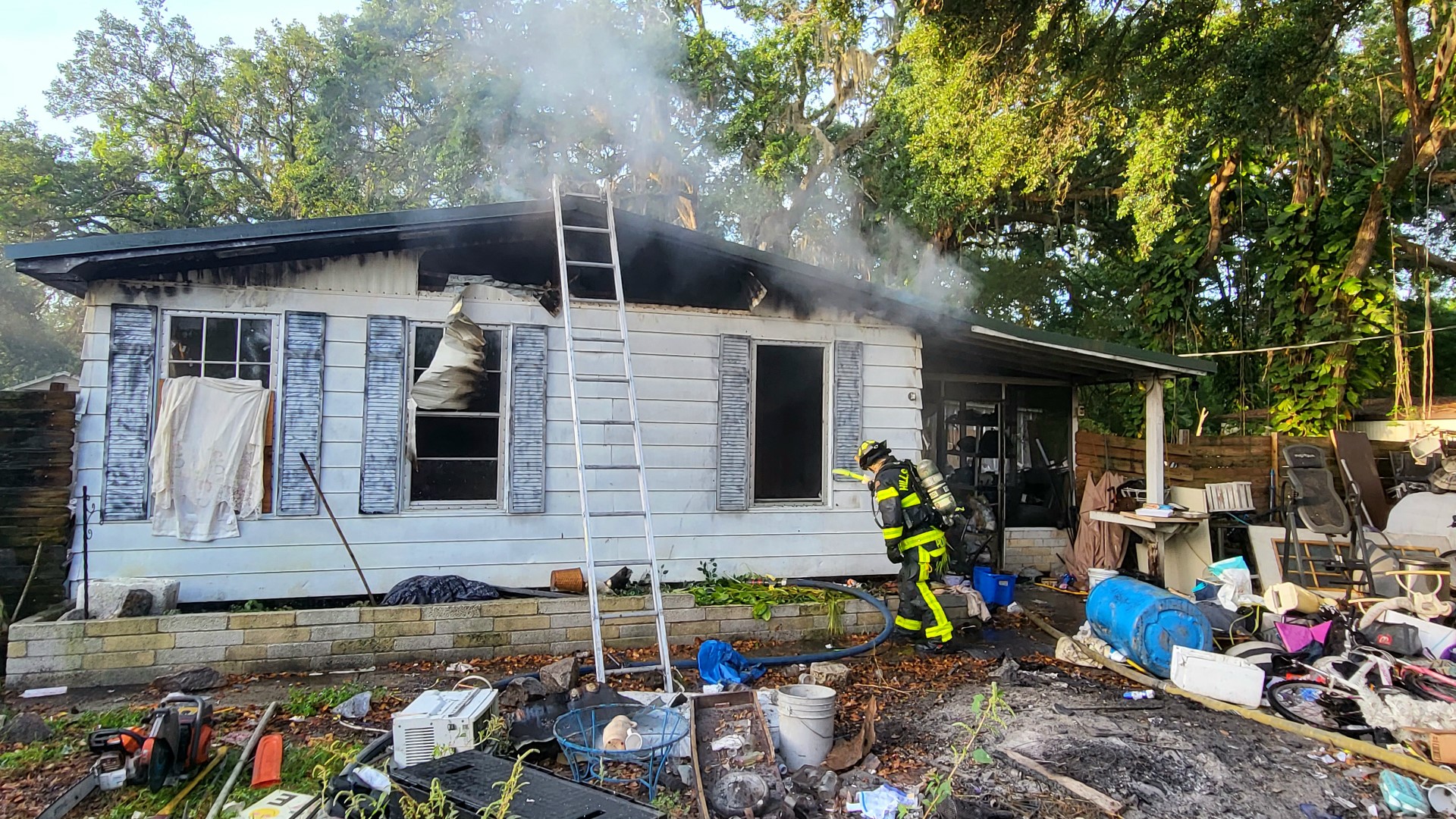 Hillsborough firefighters fight Brandon house fire in 20 minutes