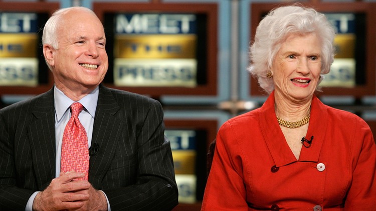 McCain's 106-year-old mom to attend his Washington services