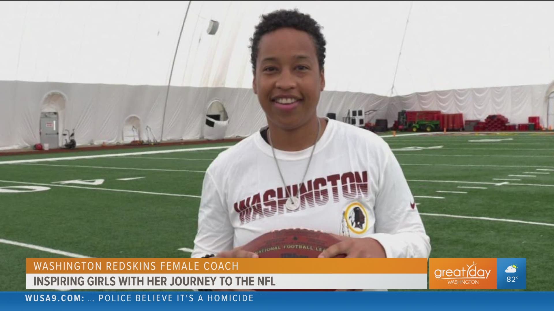 Kristen catches up with coach Jennifer King, a new offensive assistant on the Washington Redskins. King shares her journey to becoming an NFL coach.