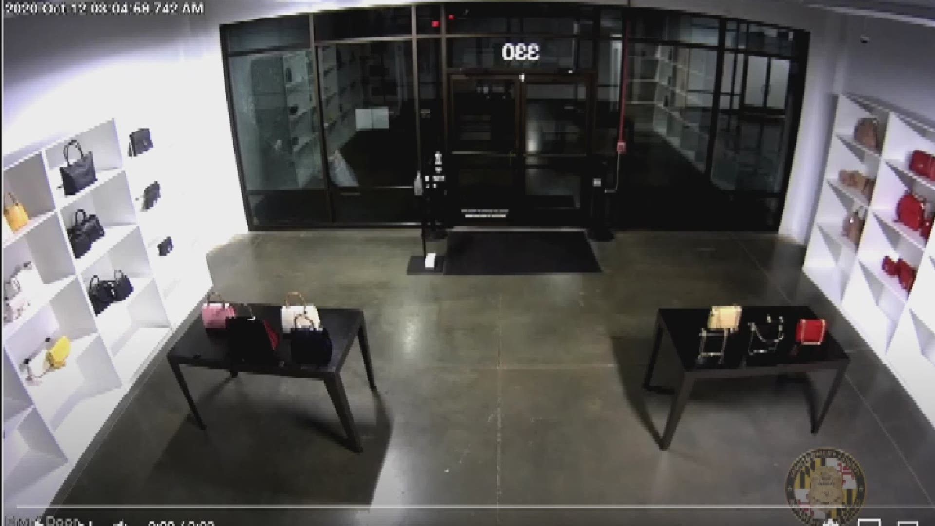 Gucci store robbery in Maryland, video shows suspects in act