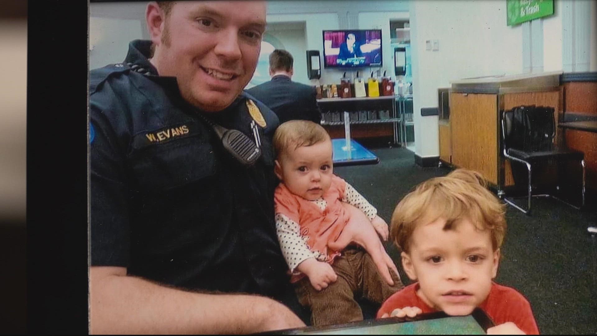 An unexplained act of violence ended the life of US Capitol Police Officer Billy Evans. It also left two young children without their father.