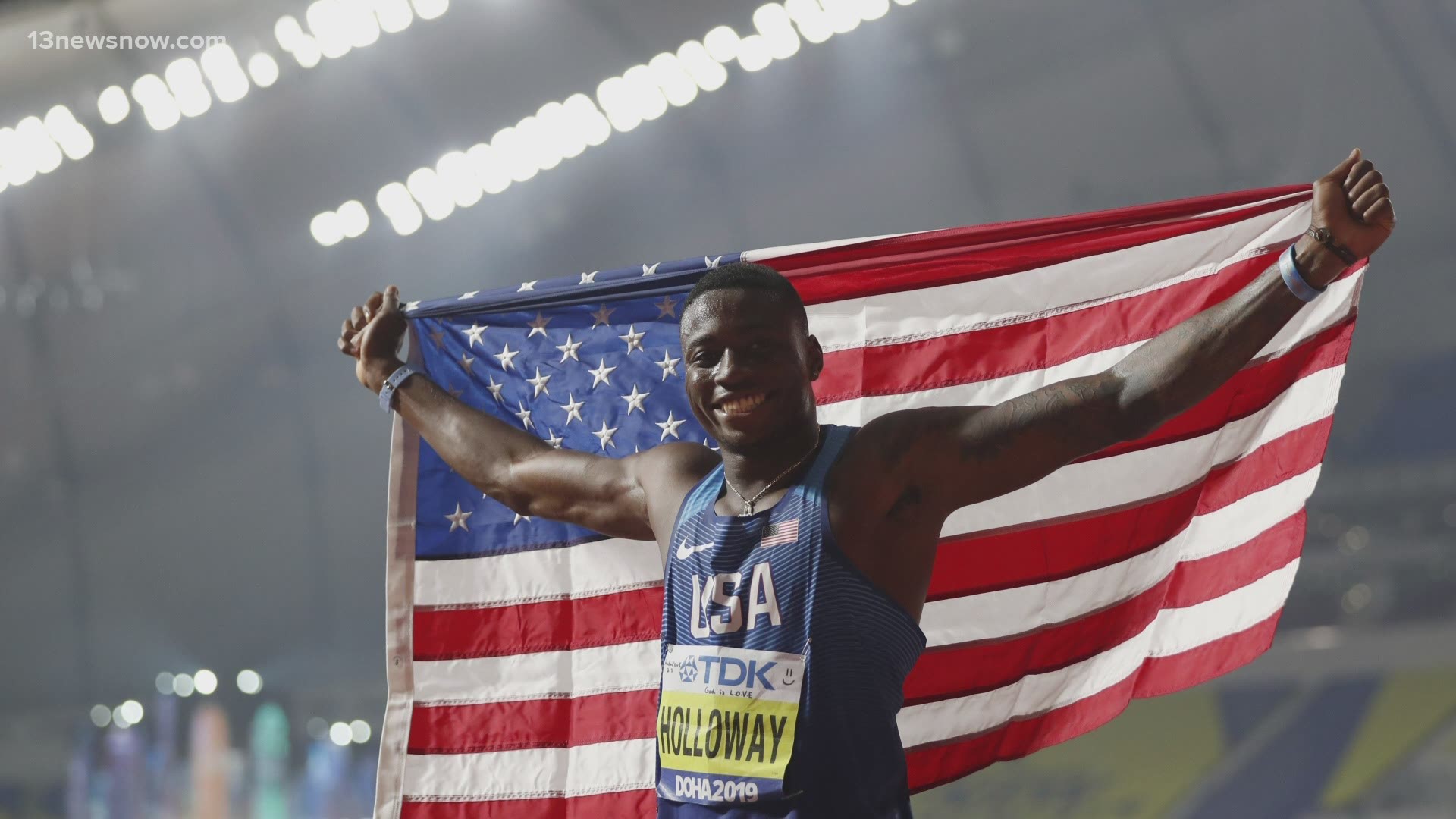 Our area's greatest hope to win gold in the Olympics, Holloway is the reigning world champ in the 110 meter hurdles