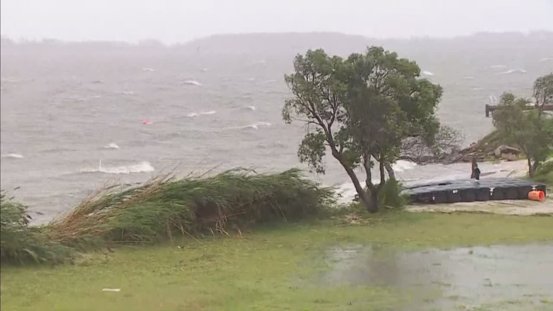 Currituck Sound looked more like an ocean as Hurricane Dorian moved through the area. Reporter Abby Lllorico showed the conditions Friday afternoon on Bells Island and talked to a few people who waited out the storm.