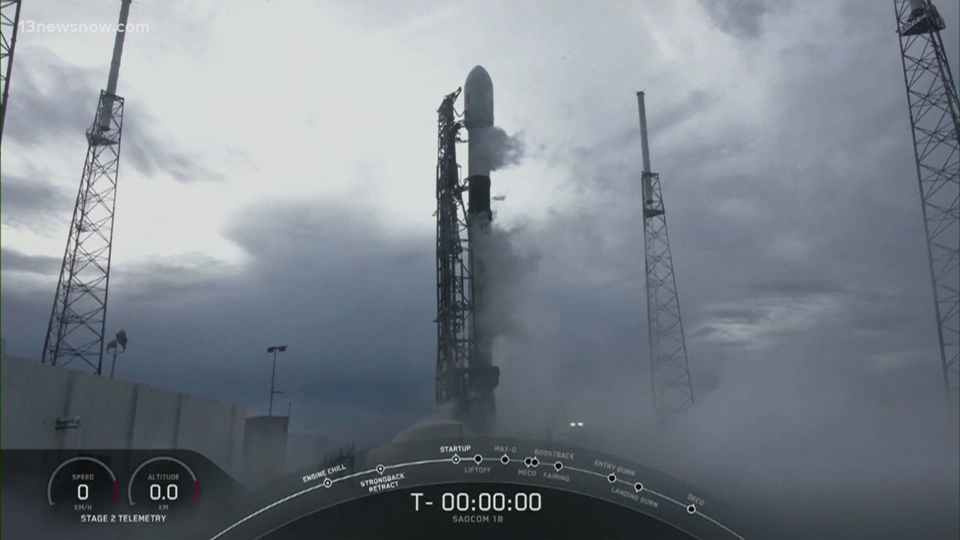 The company is targeting 8:46 a.m. Thursday for the launch from Kennedy Space Center.