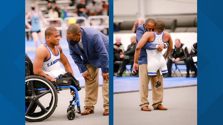Virginia teen born without legs becomes state wrestling champ