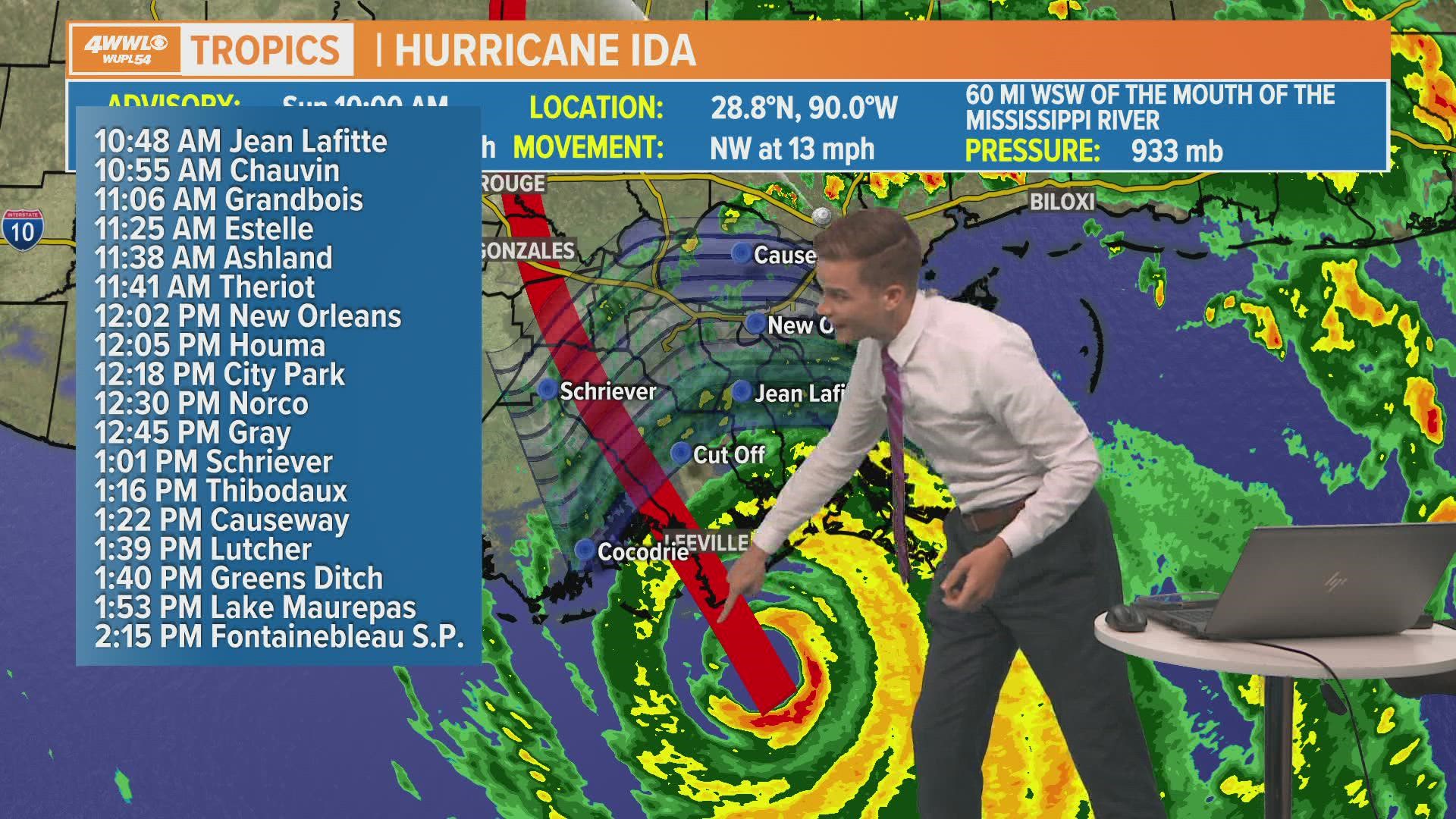 Your Local Weather Expert Payton Malone lays out the timeline of when the worst of the storm will be in your area.