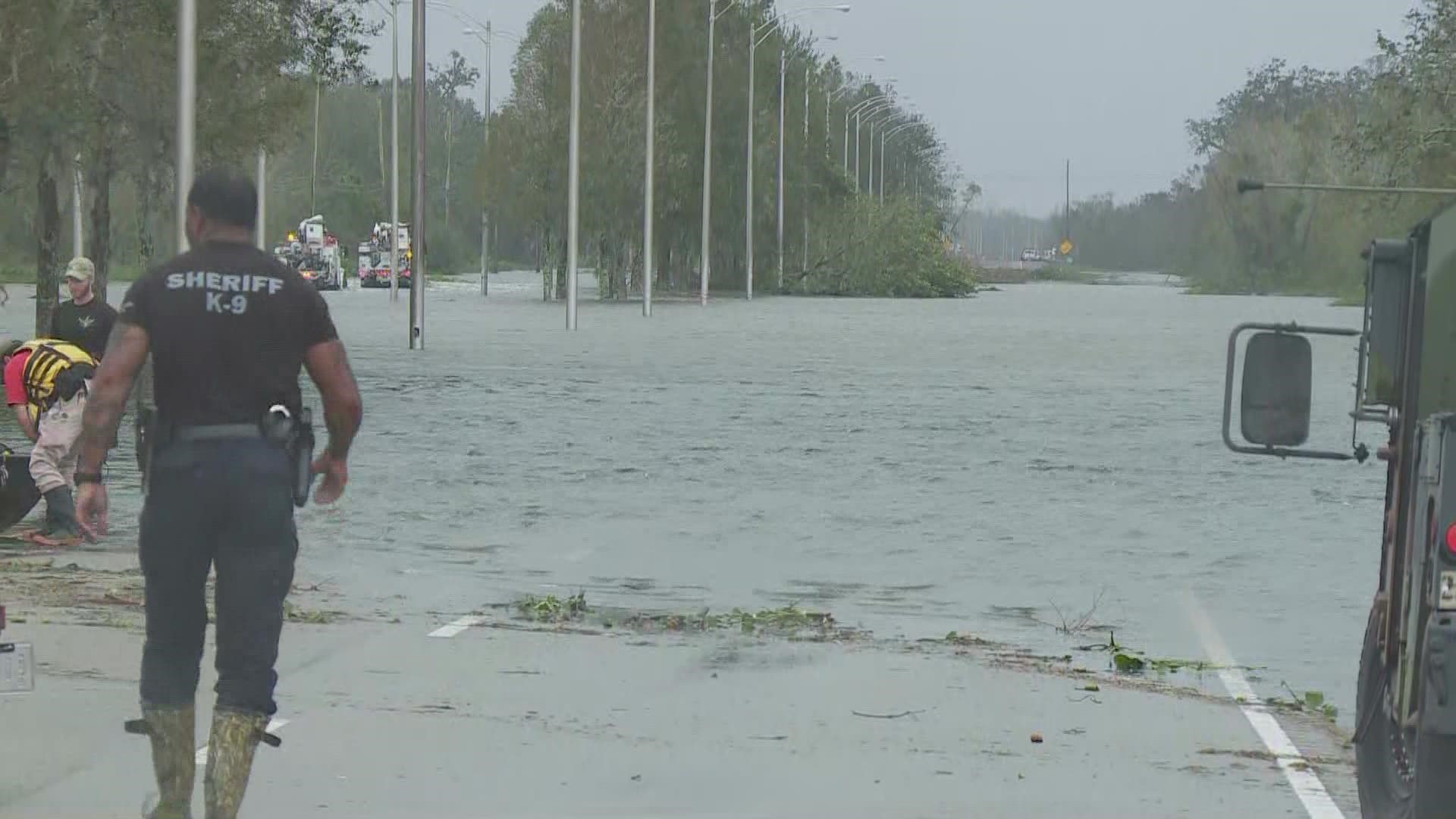 Crews are preparing for water rescues following severe flooding in Lafitte.