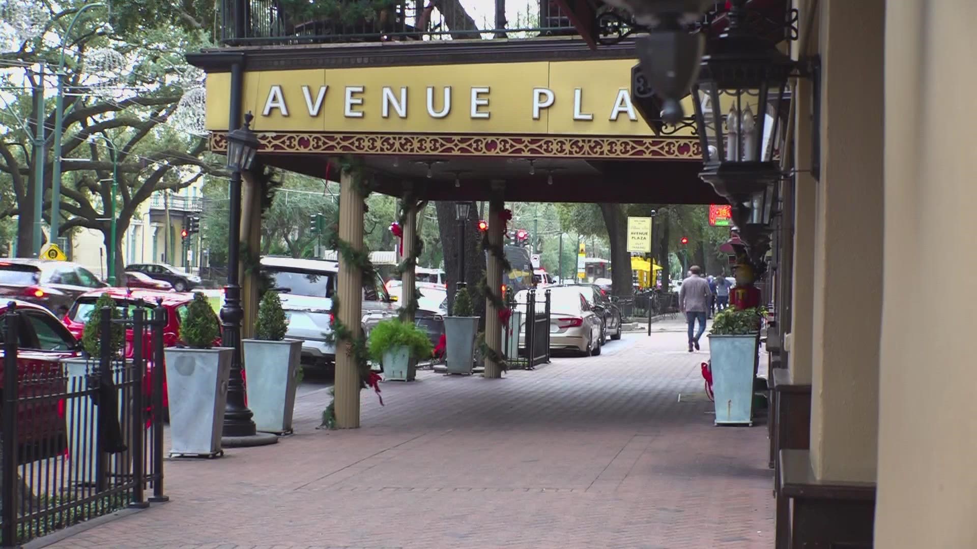 The man was visiting New Orleans with his family.