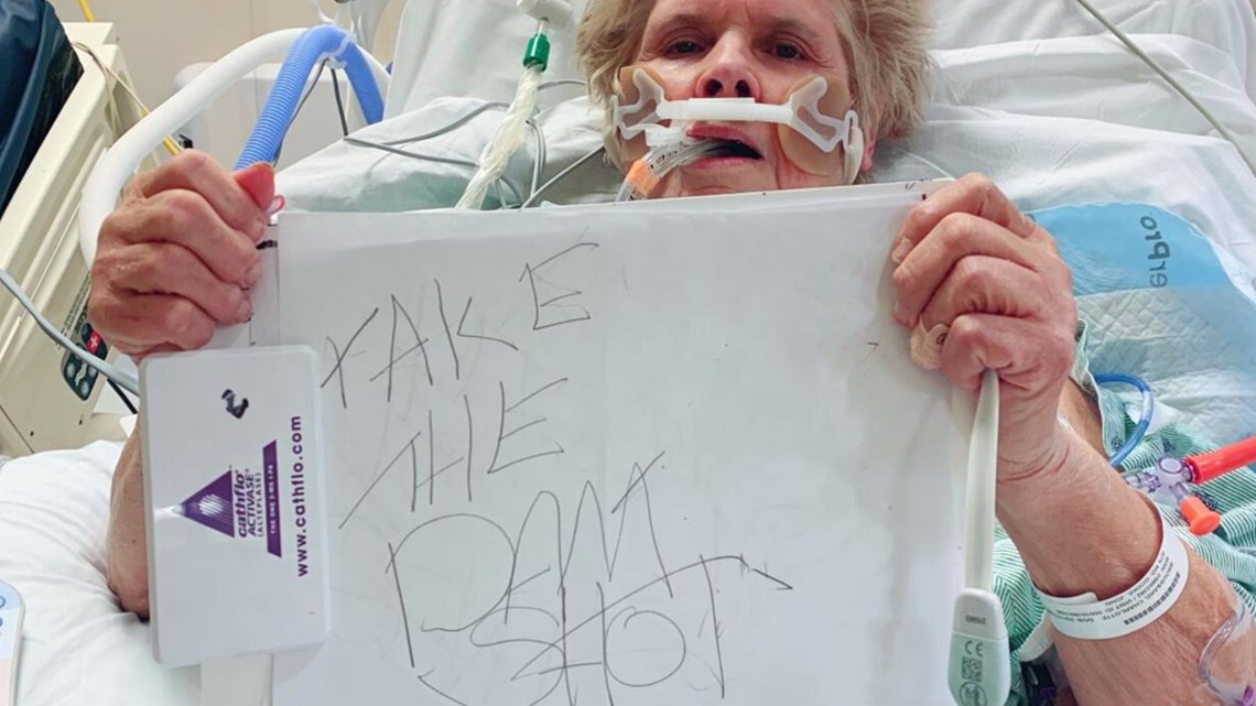 'Take the Dam Shot' COVID patient, unable to speak, writes - Vimarsana News