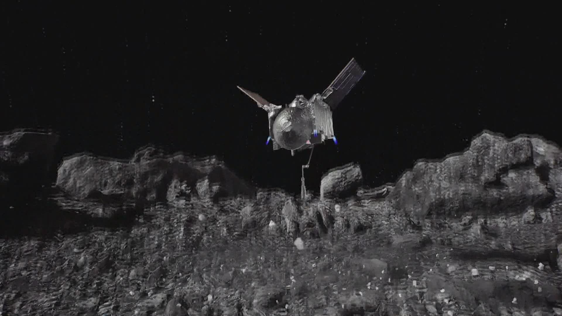 Samples of an asteroid are headed back to earth on Nasa's spacecraft Osiris Rex