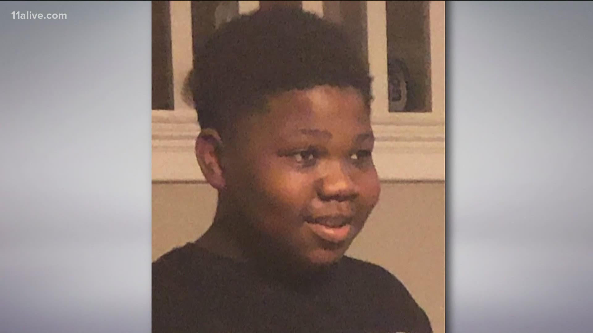 A 12-year-old boy who was found shot to death in the woods in southwest Atlanta yesterday was identified this morning by the Fulton County Medical Examiner's Office.