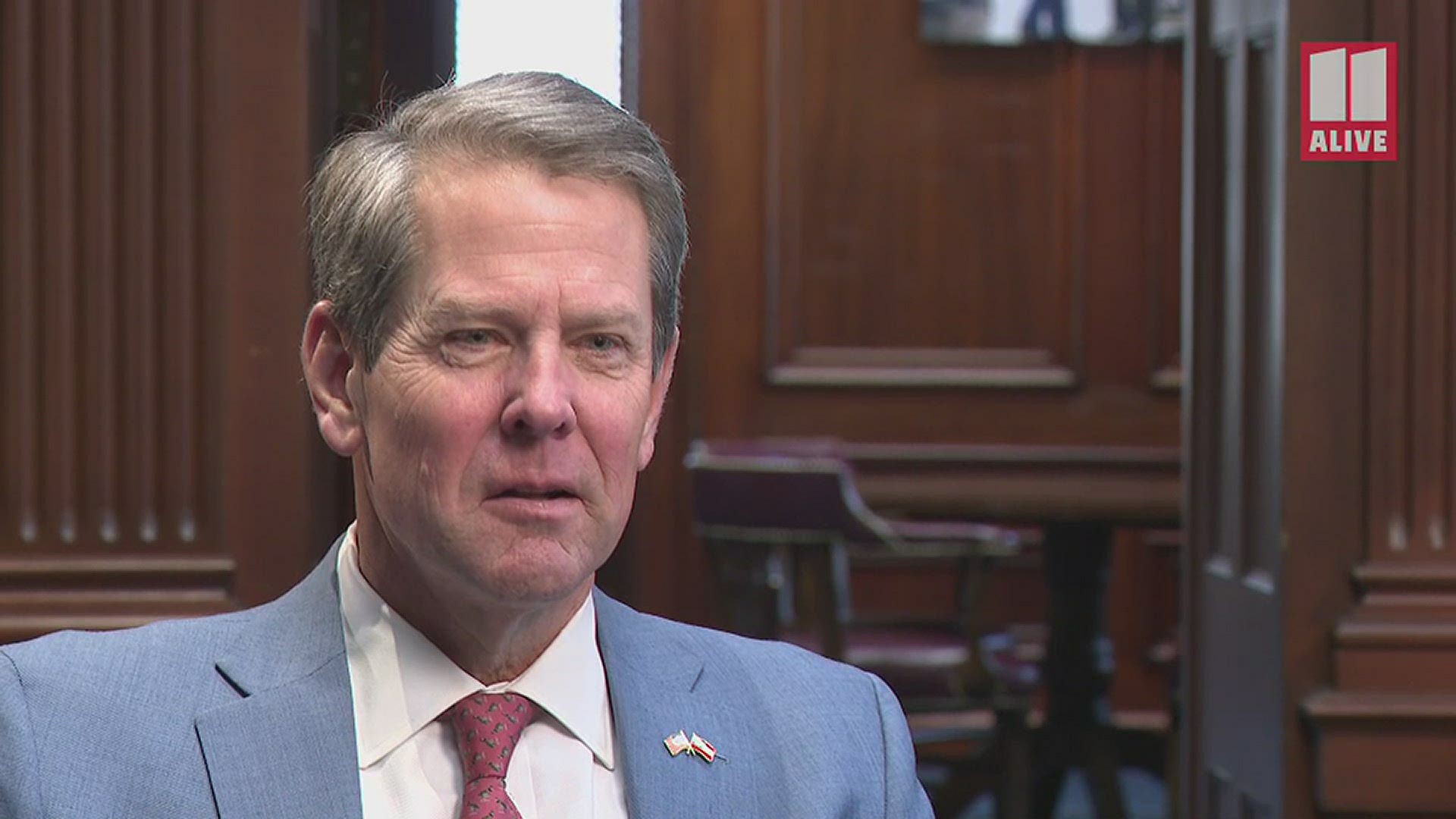 Georgia Gov. Brian Kemp discussed the state's plans for additional vaccine doses announced by the White House and how they plan to distribute them.