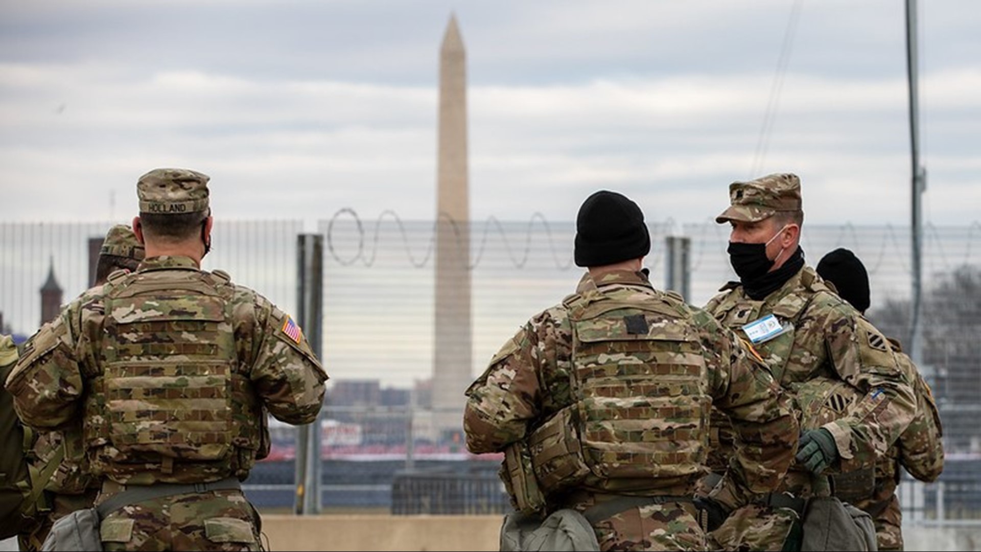 National Guard return home after Joe Biden Inauguration