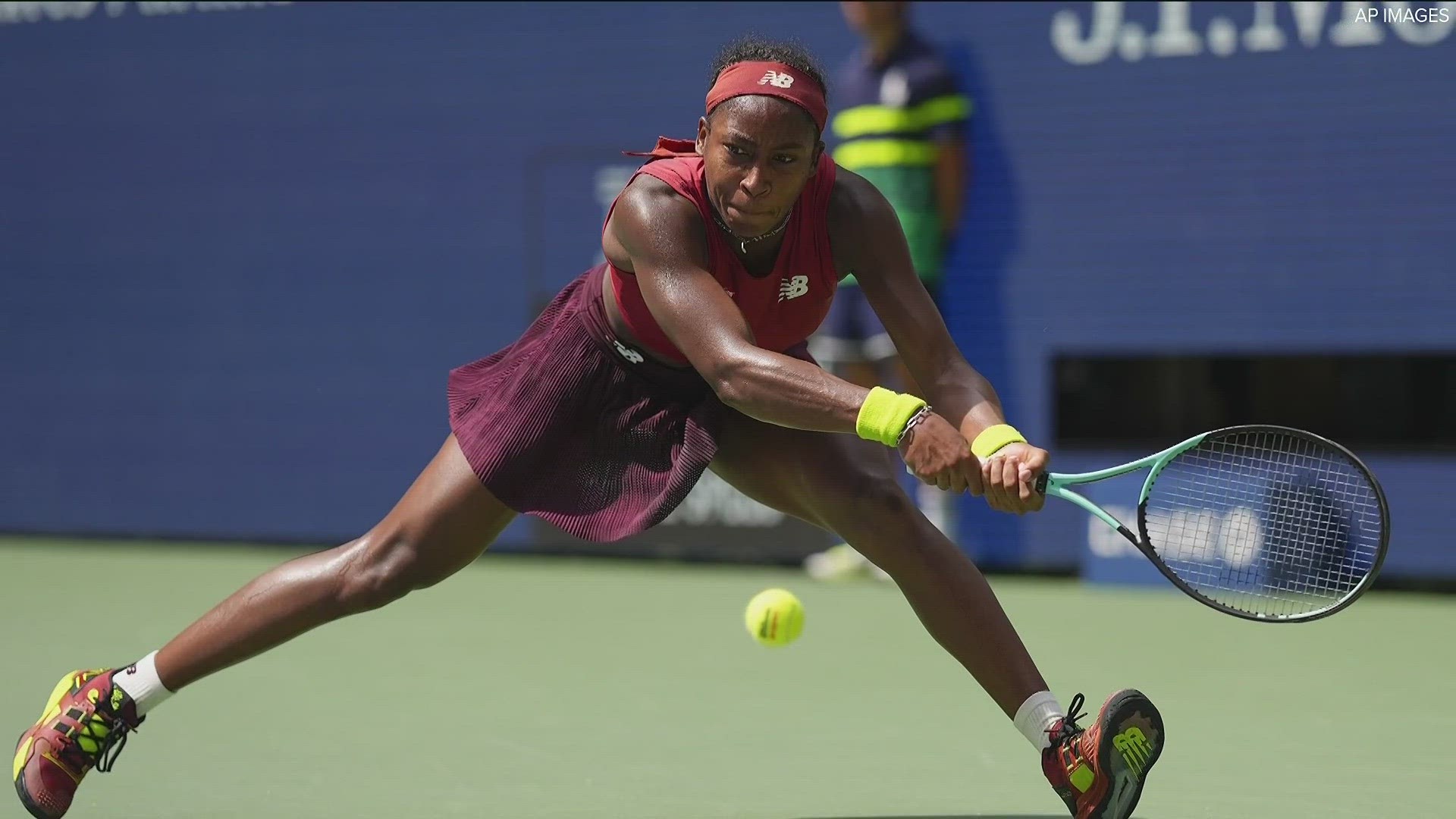 She is also the first American teenager to reach the U.S. Open semifinals since Serena Williams in 2001.