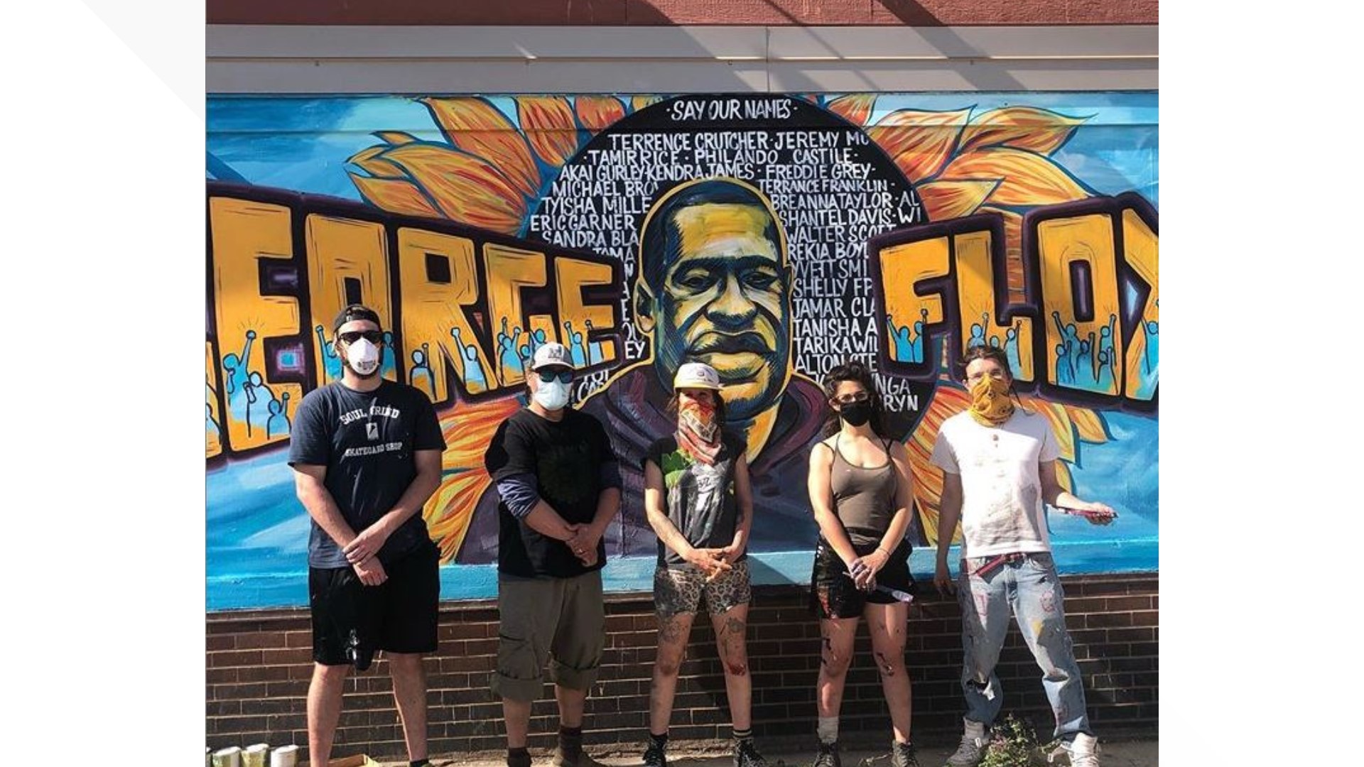 Cadex Herrrera is an artist, art educator, and intervention specialist for the St. Paul public school district. He designed the George Floyd mural in Minneapolis, MN