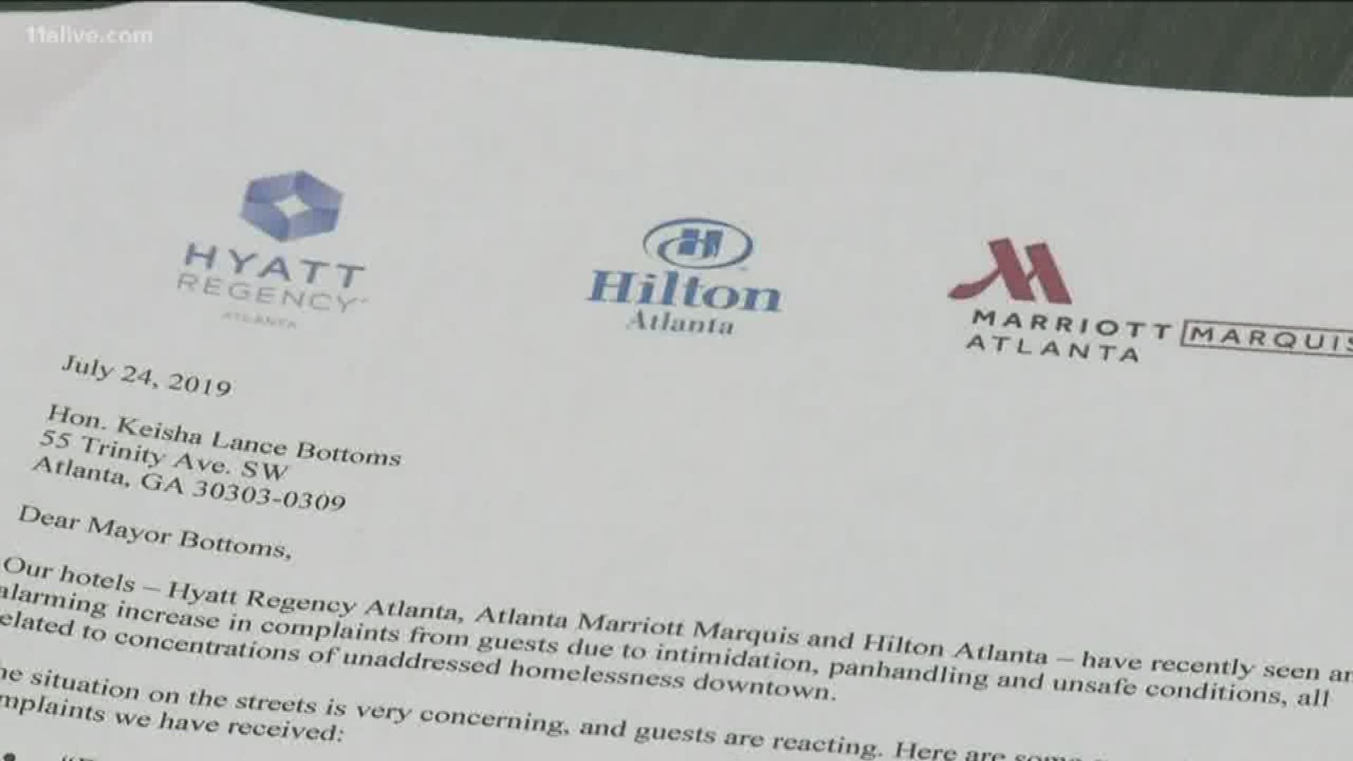The general managers of three Downtown hotels are joining forces and have reached out to the Mayor's office.