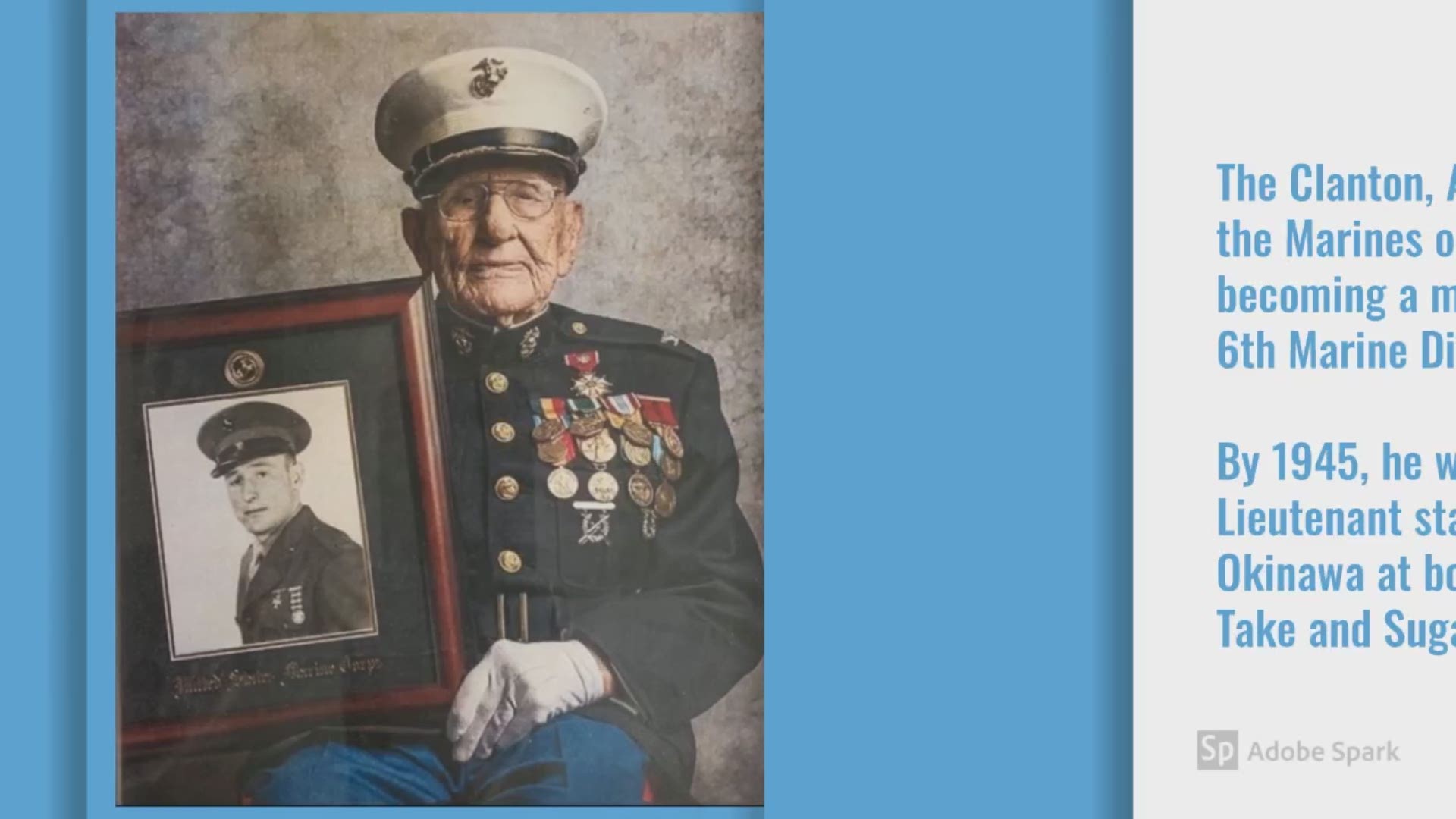 Marine Corps Col. (Ret.) Carl Cooper celebrated his 100th birthday on March 18.